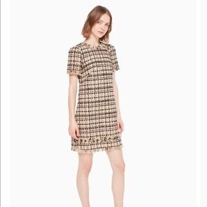 Kate Spade ♠️ Heart it bicolor tweed dress